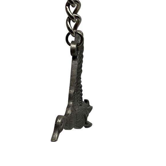 Rawcliffe Pewter I ❤️ MALLARDS Duck Keychain Vintage 1983 P. Davis Collectible - Picture 7 of 13